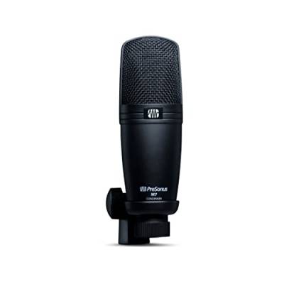 PreSonus M7 Kondensatormikrofon mit Nierencharakteristik, inklusive Mikrofonklemme, XLR-Kabel und Tragetasche von PreSonus