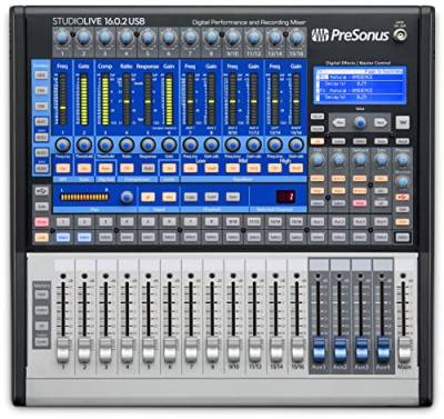 PreSonus StudioLive 16.0.2 USB, 16x2 Performance und Aufnahme Digitales Mischpult und Audio-Interface von PreSonus