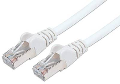 PremiumCord Patchkabel CAT6a S-FTP, RJ45-RJ45, AWG 26/7 2m Farbe weiß von PremiumCord