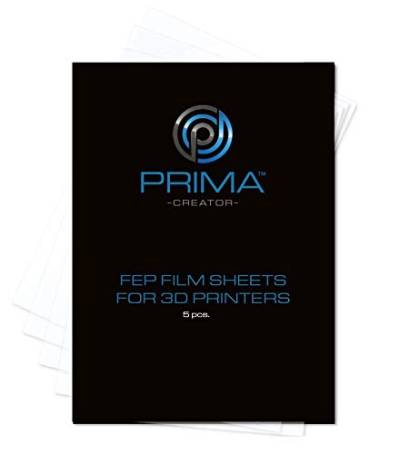 PrimaCreator FEP Folie für 3D-Drucker - 140 x 200 mm - 5 Stück von PrimaCreator