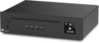 Pro-Ject CD Box S3, Ultra kompakter CD Player mit True Red Book Laufwerk und internem DAC, Schwarz von Pro-Ject Audio Systems