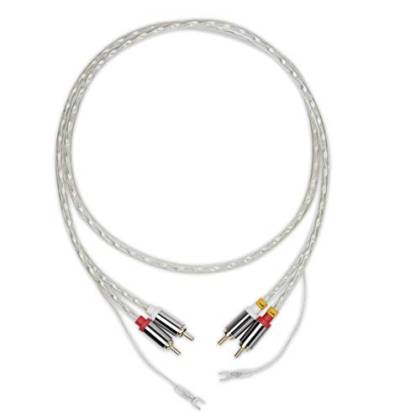 Pro-Ject Connect-it RCA-E, Hochreines Phonokabel NF Kabel mit Masseleitung für Plattenspieler - 1,23m von Pro-Ject Audio Systems