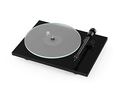 Pro-Ject T1 BT, Audiophiler Einstiegs-Plattenspieler der neuen Generation mit Wireless Audio Streaming und eingebautem Phono-Preamp (Piano Schwarz) von Pro-Ject Audio Systems