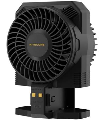 Nitecore CineWind CW30 Tragbares Studio Wind Hair Fan Gebläse, Windgeschwindigkeit von 46 km/h, mit 10 Stufen einstellbarem Wind, angetrieben durch NP-F-Batterien, vielseitige von ProFocus