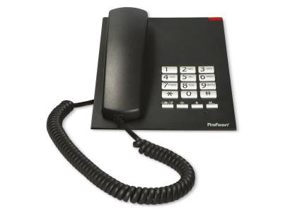 PROFOON Großtasten-Telefon TX-310, schwarz von Profoon