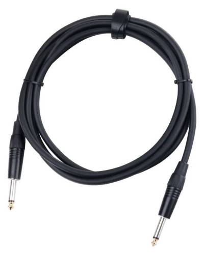 Pronomic BOXJ1-2.5 Boxenkabel 2,5 m Audio-Kabel, Klinke 6.3 mm Mono, (250 cm), Sauerstofffreies Kupfer, Spannzangen-Zugentlastung von Pronomic