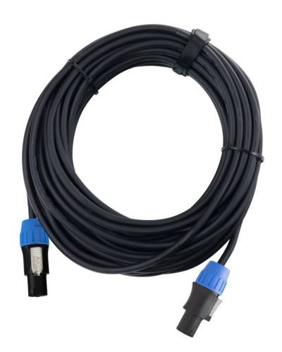 Pronomic BOXSP1-15 Lautsprecher Kabel 15 m Audio-Kabel, 2-Pol Speakon-kompatibel, (1500 cm), Spannzangen-Zugentlastung, Niedrige Leiterkapazität von Pronomic