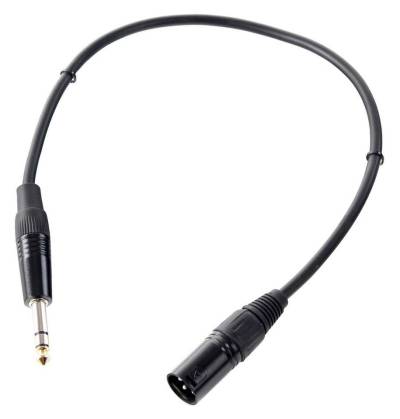 Pronomic JXM-Kabel (6,3mm Stereo-Klinke -> XLR male 3-pol) Stecker handgelötet Audio-Kabel, XLR Male, Klinke (stereo) (50 cm), Hochwertige Stecker und Schirmung von Pronomic