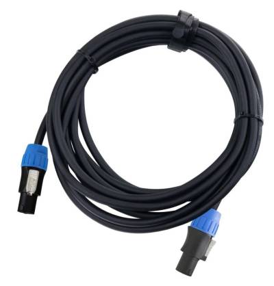 Pronomic Pro-line BOXSP4 Lautsprecherkabel 5 m Audio-Kabel, 4-Pol Speakon-kompatibel, (500 cm), Sauerstofffreies Kupfer, Spannzangen-Zugentlastung von Pronomic