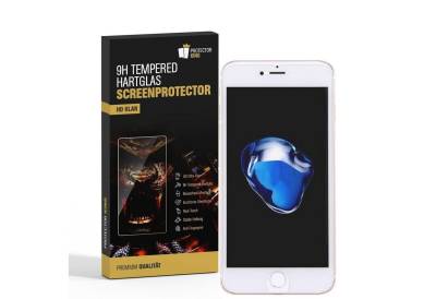 Protectorking Schutzfolie 1x 9H Hartglasfolie für iPhone 8 Panzerfolie Displayschutzfolie HD, (1-Stück), Displayschutzglas, Schutzglas Echtglas Tempered 9H Härte HD-KLAR von Protectorking