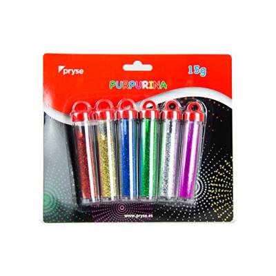 Pryse 5200059 – Pack von 6 Glitter-Dosen, mehrfarbig von Pryse