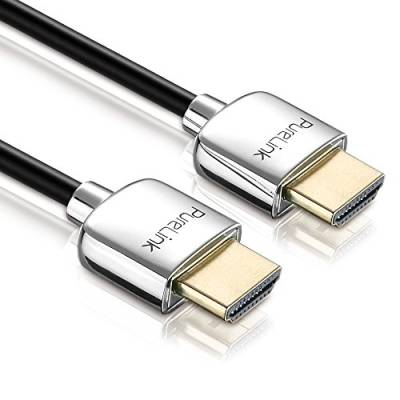 PureLink ProSpeed Series PS1500-03 - SuperThin High Speed HDMI Kabel mit Ethernet Kanal (HDMI-A Stecker beidseitig) - 3m - schwarz von PureLink