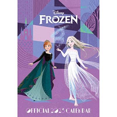 Disney Die Eiskönigin Kalender 2023 – Monatsansicht, Poster, Kalender, 30 cm x 42 cm, offizielles Lizenzprodukt von Pyramid International