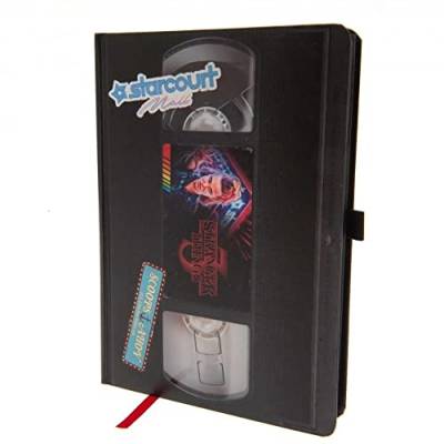 Pyramid International Stranger Things Notizbuch, A5, VHS-Stil, Staffel 3, offizielles Lizenzprodukt von Pyramid International