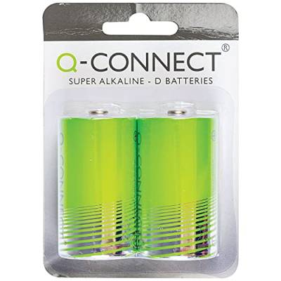 Q-Connect KF00491 Super Alkaline Batterien - Mono/LR20/D, 1, 5V von Q-Connect