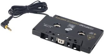 Q-Sonic Adapterkassette: CD/MP3-Kassetten-Adapter für Kfz-Betrieb (Cassettenadapter, CD Adapter Auto, Autoradio Player) von Q-Sonic
