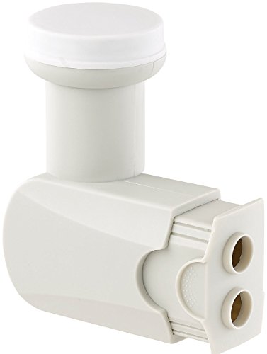 Q-Sonic Doppel LMB: Universal-Twin-LNB für digitales Sat.-TV (Doppel LNB, Sat LMB, Satellitenschüsseln) von Q-Sonic