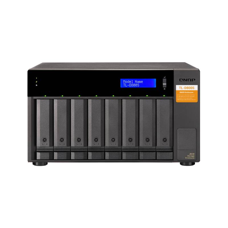 QNAP Systems TL-D800S Erweiterungsgehäuse 8-Bay [0/8 HDD/SSD] von QNAP