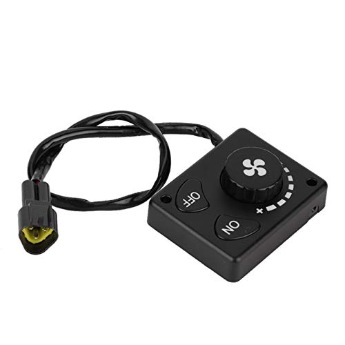 Standheizung Regler Schalter,DC 12V/24V Schalter für Parkheizung für PKW LKW Luftdieselheizung Schwarz Fernbedienung Pairing Timing Start/Stopp Parking Heater Controller standheizung regler von Qiilu