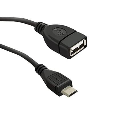 Qoltec Cable USB OTG 2.0 A Female | Micro USB B Male | 0.2m von Qoltec