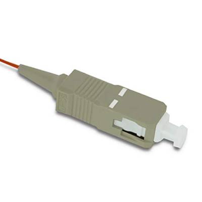 Qoltec Pigtail Fiber Optic SC/UPC | Multimode | 50/125 | OM2 | 2m von Qoltec