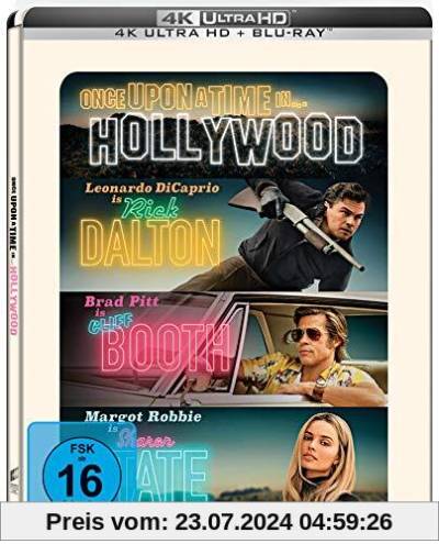 Once Upon A Time In… Hollywood (Limited UHD/BD Steelbook) Amazon Exklusiv [Blu-ray] von Quentin Tarantino