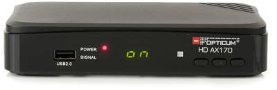 HD AX 170 HDTV Sat-Receiver schwarz von RED OPTICUM