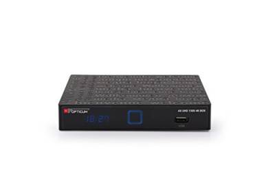 Opticum Red 30204 AX UHD 1500 4K Box Android 4K Ultra HD DVB-S2 Receiver PVR Ready schwarz von RED OPTICUM