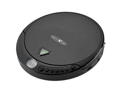 Reflexion PCD510MF Tragbarer CD/MP3-Player mit UKW-Radio (Hörbuchfunktion, Ohrhörer, Netz oder Batteriebetrieb) schwarz von REFLEXION