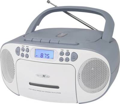 Reflexion RCR2260BL CD-Radio UKW AUX, CD, Kassette Blau-Weiß von REFLEXION