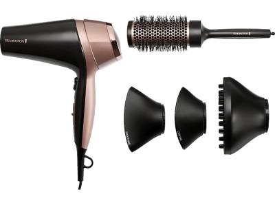 REMINGTON D5706 CURL&STRAIGHT CONFIDENCE Haartrockner Anthrazit/Rosé (2200 Watt) von REMINGTON