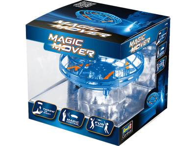 REVELL Quadcopter "MAGIC MOVER" blau Fun-Spielzeugdrohne, Blau/Transparent von REVELL