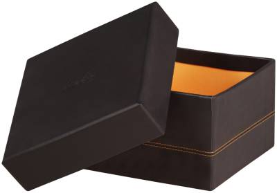 RHODIA Geschenkboxen-Set, Kunstleder, schwarz, 5-teilig von RHODIA