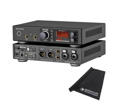 RME Audio ADI-2/4 Pro SE AD/DA Wandler mit Mikrofasertuch Digitales Aufnahmegerät von RME Audio