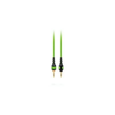RØDE NTH-Kabel für NTH-100 Kopfhörer mit 2,4 m Länge, hochwertiges 3,5 mm TRS auf TRS Kabel, inklusive 6,35 mm Schraubadapter (grün) von RØDE