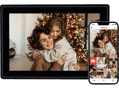 ROLLEI Smart Frame WiFi 100 mit App-Funktion Digitaler Bilderrahmen, 25,53 cm, 800 x 1280p, Schwarz von ROLLEI