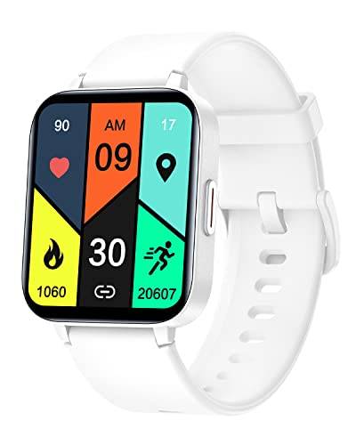 RUIMEN Smartwatch,1.69 Zoll HD Voll Touchscreen Fitness Tracker Uhr Wasserdicht IP68 Fitnessuhr mit Pulsmesser Schlafmonitor Schrittzähler 100 Sportmodi SpO2 Damen Herren Smartwatch für iOS Android von RUIMEN