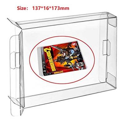 RUITROLIKER 10Pcs Klar Spiele Box CIB Hülse Schutzhülle Sleeve für PS3 PS4 Patronen von RUITROLIKER