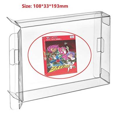 RUITROLIKER 10Pcs Klar Spiele Patronen Fall Hülse Schutzhülle für SFC Box Japan Version von RUITROLIKER