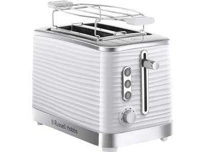 RUSSELL HOBBS 24370-56 Inspire Toaster Weiß/Chrom (1050 Watt, Schlitze: 2) von RUSSELL HOBBS
