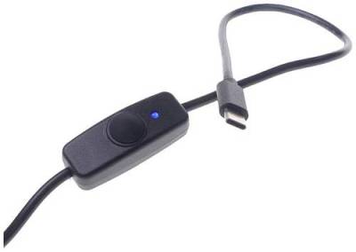 Radxa RockPi_USB-AtoC_SW Strom-Kabel [1x USB 2.0 Stecker A - 1x USB-C® Stecker] 1.50m Schwarz inkl. von Radxa
