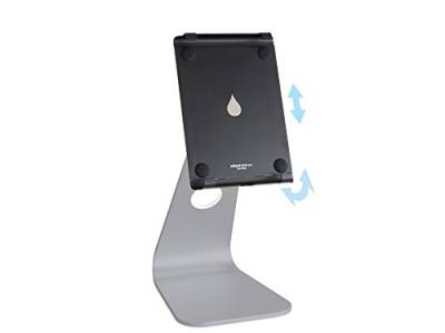 Rain Design mStand Tabletpro 9.7" (iPad Pro/Air), Space Gray (10058) horizontale und vertikale Ständer für iPad Air et Tablett 9.7 Inch Space Grau von Rain Design