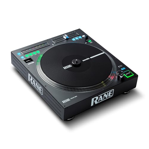RANE Twelve MKII - 12-Zoll motorisierter vinylartiger DJ MIDI Controller Turntable mit USB-MIDI & DVS-Kontrolle für Traktor, Virtual DJ & Serato DJ von Rane