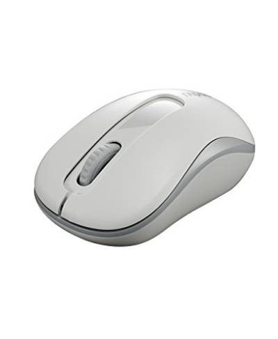 Rapoo M10 Plus kabellose Maus wireless Mouse 2.4 GHz Computermaus 1000 DPI Sensor 12 Monate Batterielaufzeit ergonomisch für PC & Mac - weiß von Rapoo