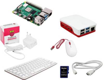 Raspberry Pi® Desktop Kit 4 B 2GB 4 x 1.5GHz inkl. Tastatur, inkl. Maus, inkl. Noobs OS, inkl. Netz von Raspberry Pi®