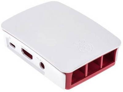 Raspberry Pi® SBC-Gehäuse Geeignet für: B+, 2 B, 3 B, 3 B+ Rot, Weiß von Raspberry Pi®