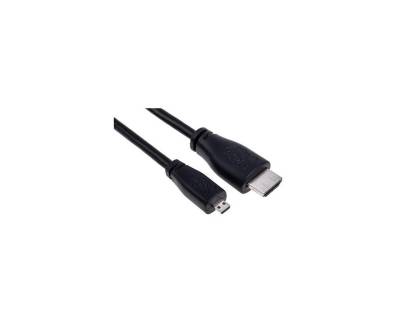 Raspberry Pi Foundation T7733AX-RS - 2 m HDMI zu Micro HDMI Kabel, Schwarz HDMI-Kabel, HDMI, HDMI (200,00 cm) von Raspberry Pi Foundation