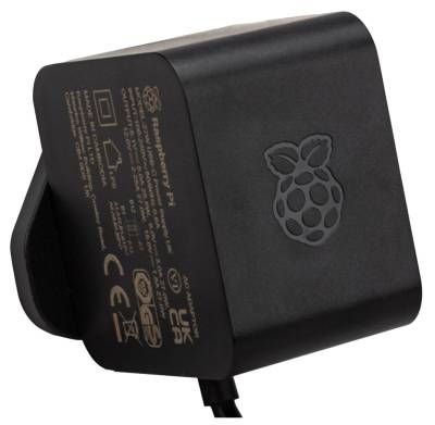 RASPBERRY PI Netzteil, USB-C, 27 W, schwarz von Raspberry Pi