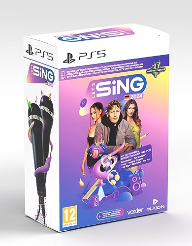 Let's Sing 2024 German Version (+ 2 Mics) (PlayStation 5) (AT-PEGI) von Ravenscourt