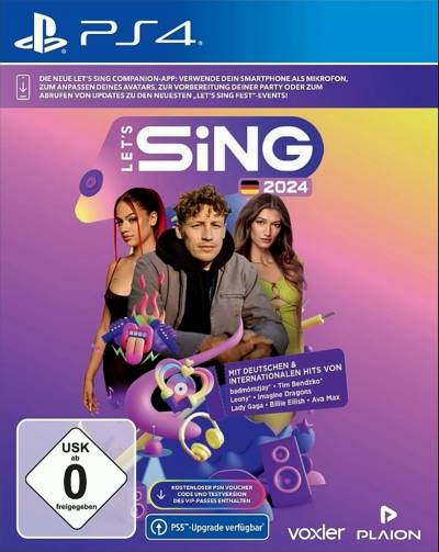 Let's Sing 2024 German Version (PS4) (USK) von Ravenscourt